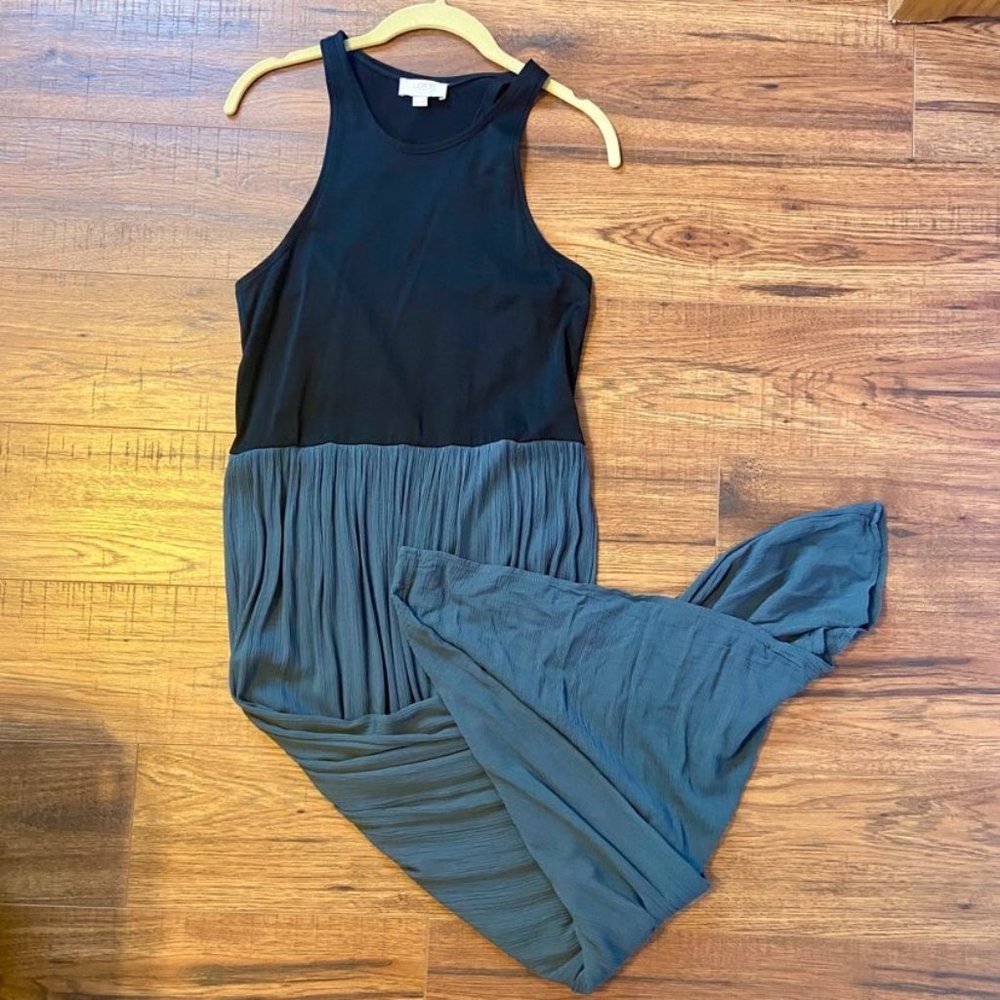 Loft Outlet Colorblock Racerback Maxi Dress